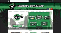 Desktop Screenshot of campionatouniversitario.com